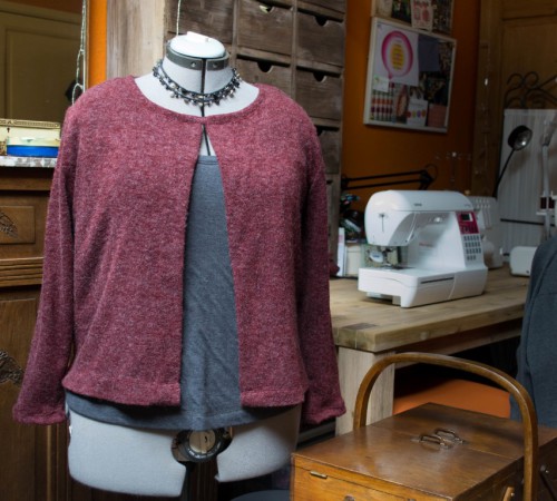 Cardigan Burda 7183 – tweede keer