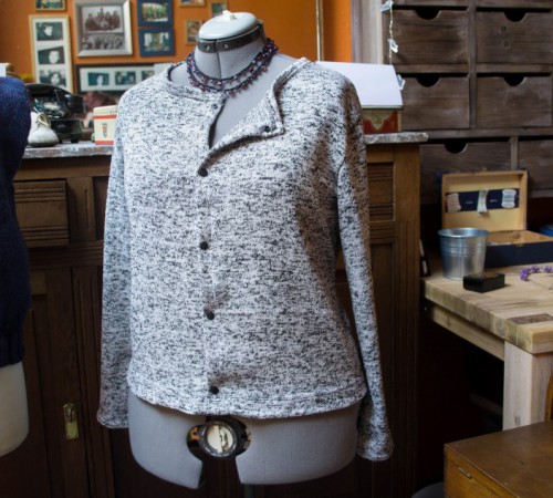 Cardigan Burda 7183 – tris