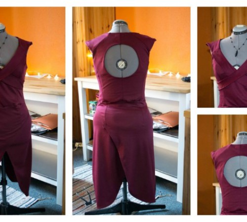 Jurk met open rug Simplicity 1246 – McCall’s M6941