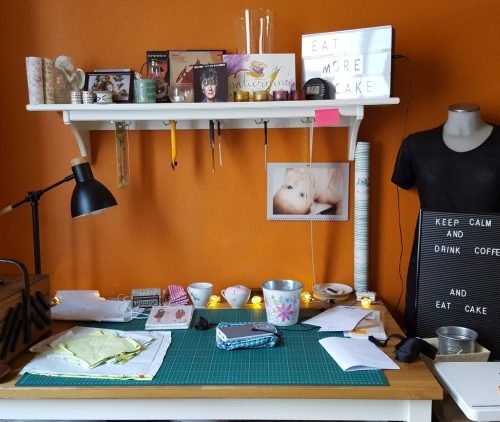 Stokje: toon me je naaiplek #40dagenbloggen