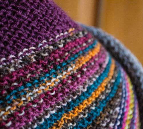 Sjaal – Schachenmayr kleurrijke stola