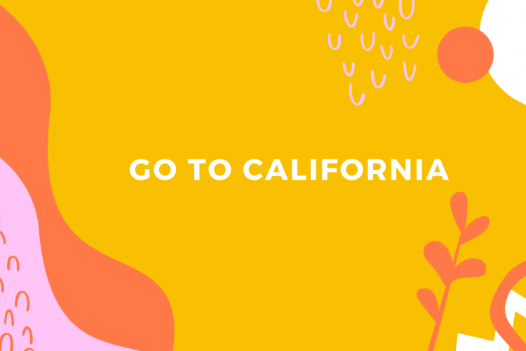 Go to California #wedraaiendoor