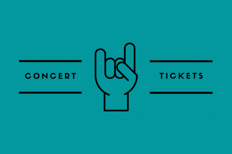 Oude concerttickets