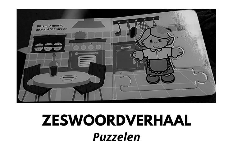 Zeswoordverhaal: puzzelen