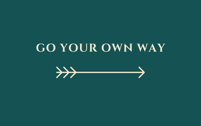 Go Your Own Way #wedraaiendoor