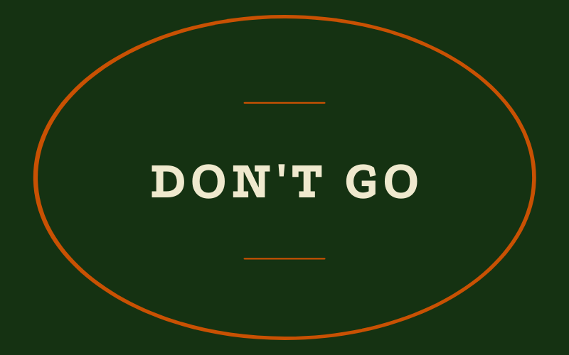 Don’t Go #wedraaiendoor