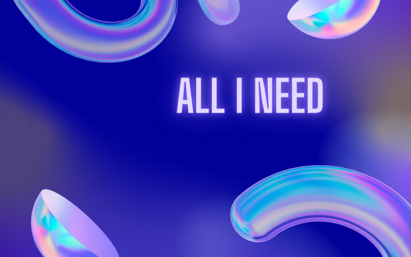 All I Need #wedraaiendoor