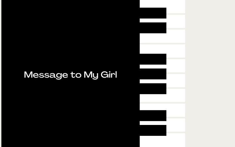 Message to My Girl #wedraaiendoor