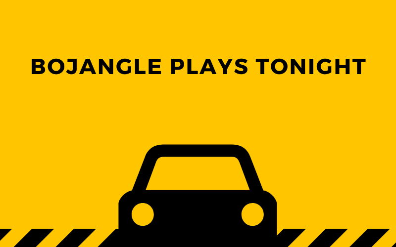 Bojangle Plays Tonight #wedraaiendoor