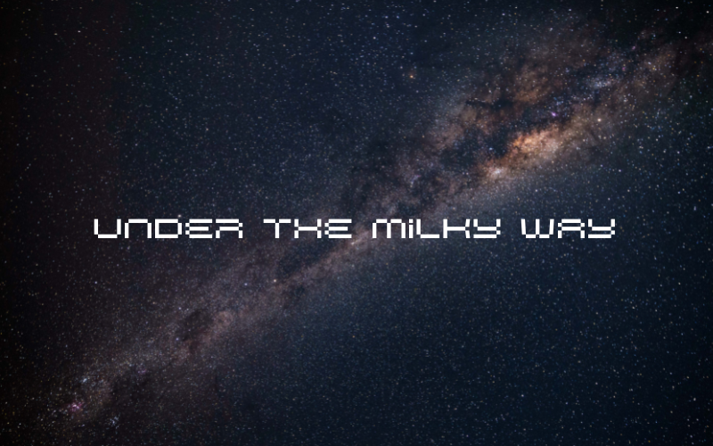 Under the Milky Way #wedraaiendoor