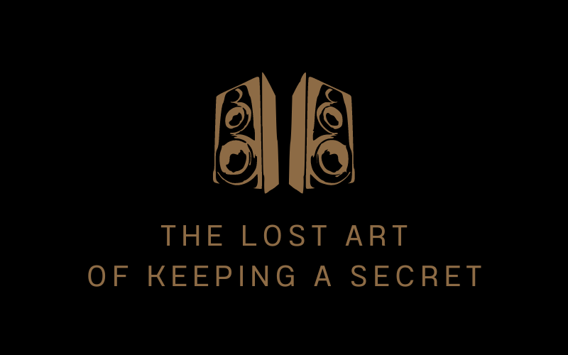 The Lost Art of Keeping a Secret #wedraaiendoor