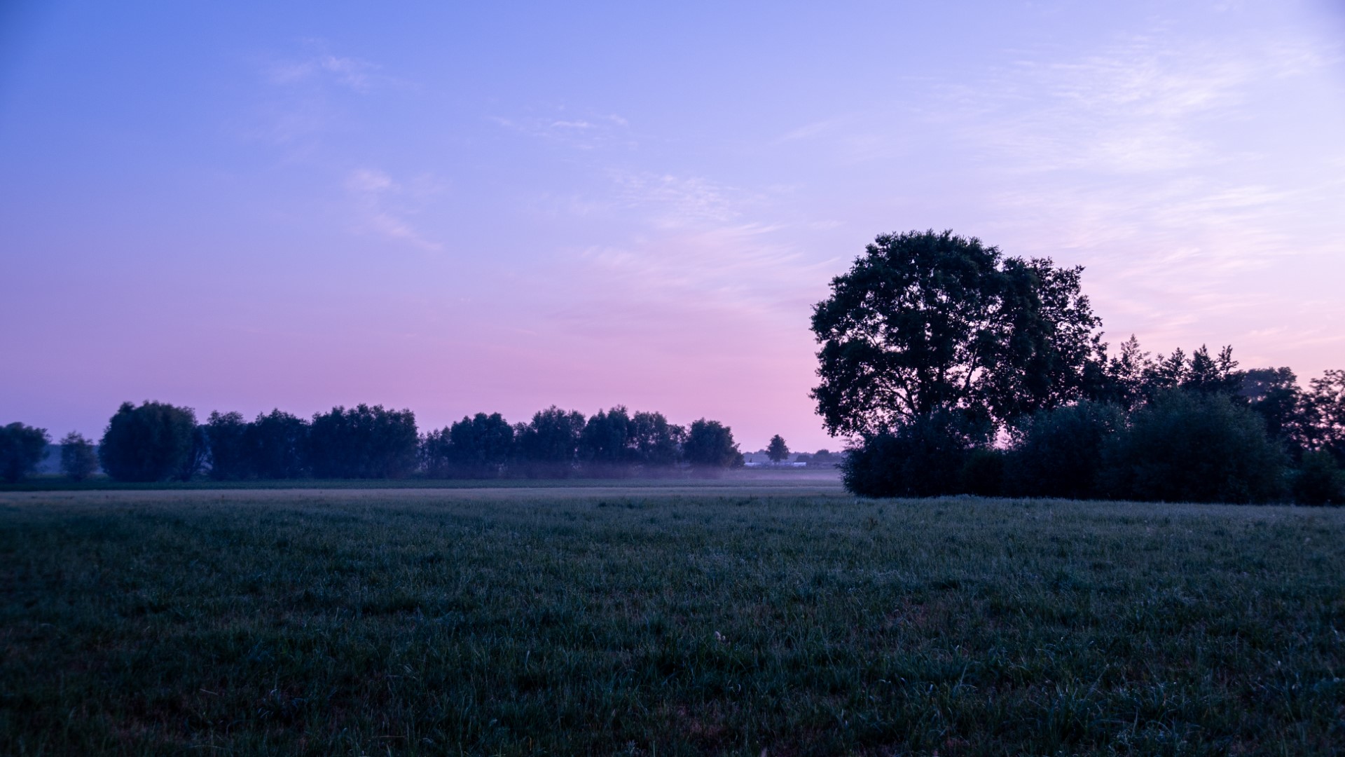 Zonsopgang, in Sleidinge