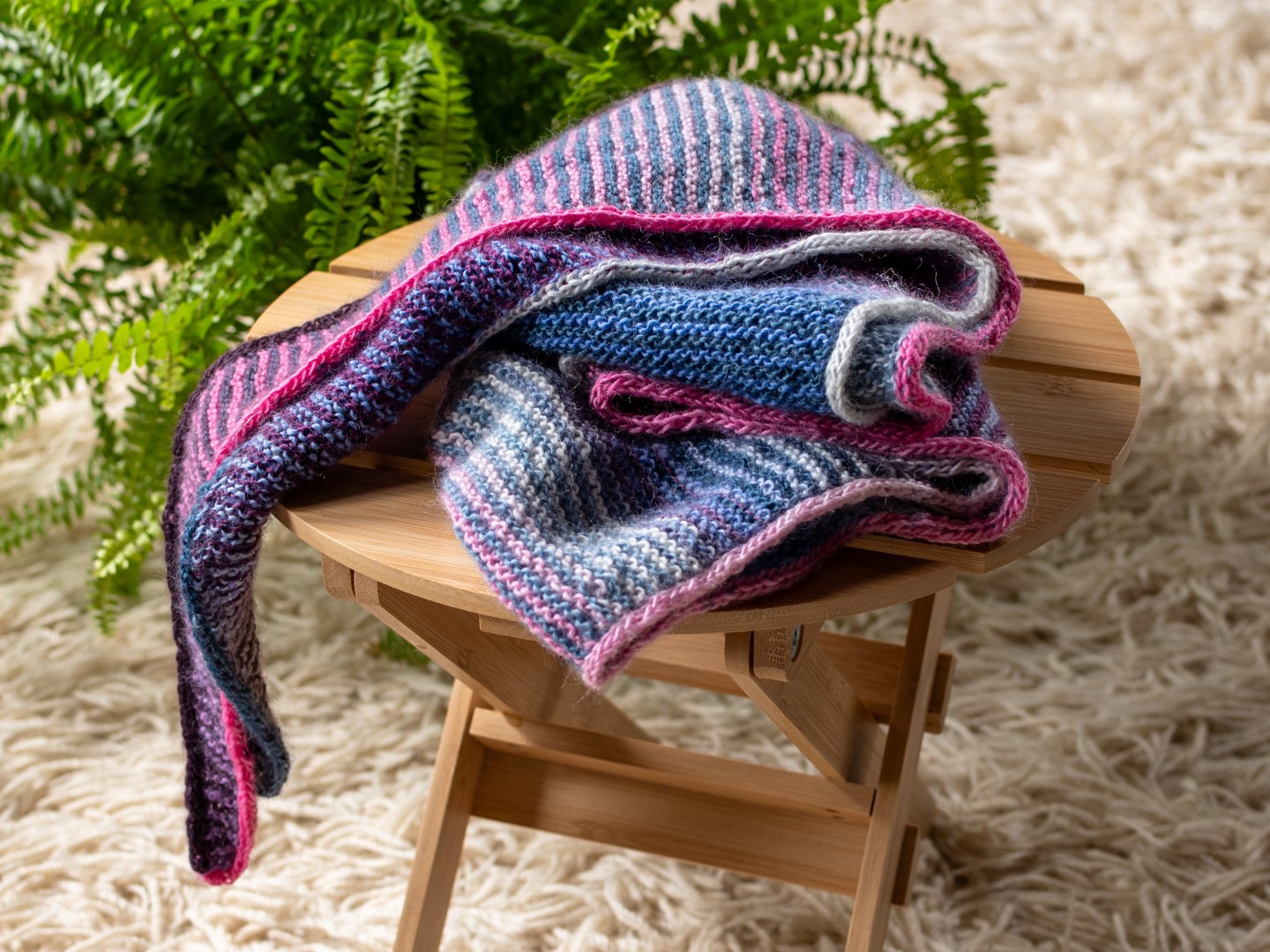 Brei eens een sjaal in de zomer
