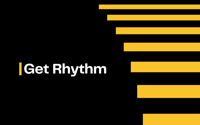Get Rhythm #wedraaiendoor