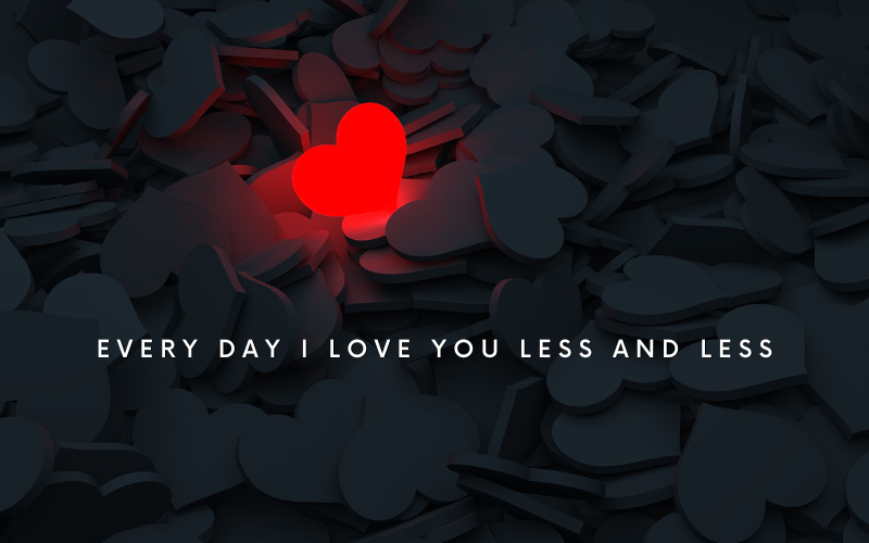 Everyday I Love You Less and Less #wedraaiendoor