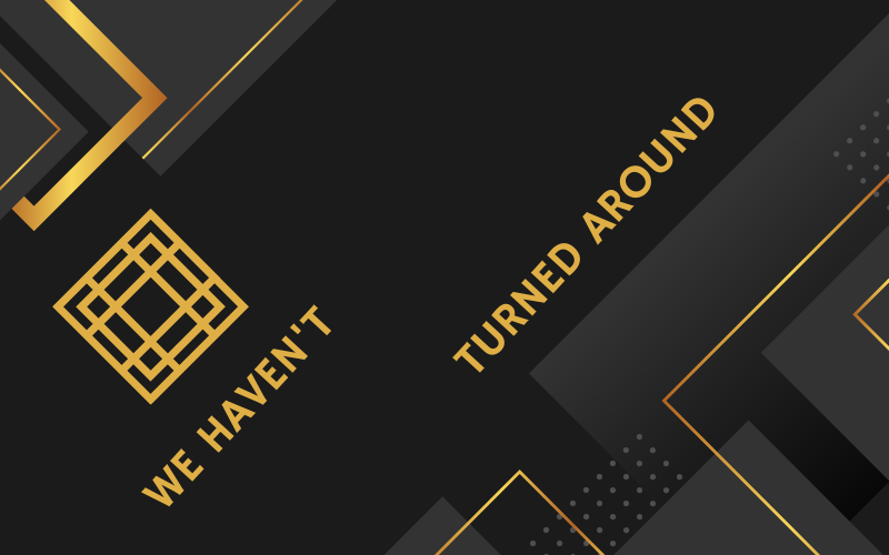 We Haven’t Turned Around #wedraaiendoor