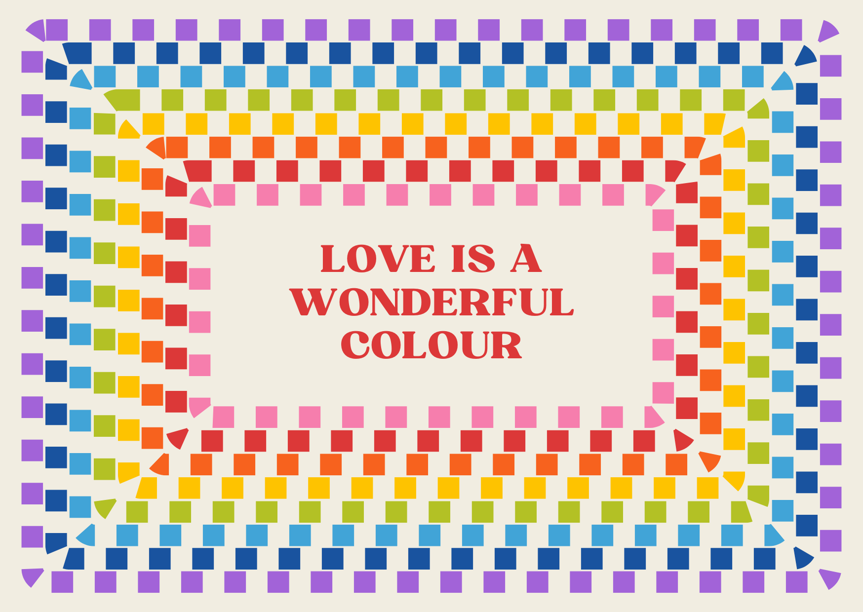 Love Is a Wonderful Colour #wedraaiendoor