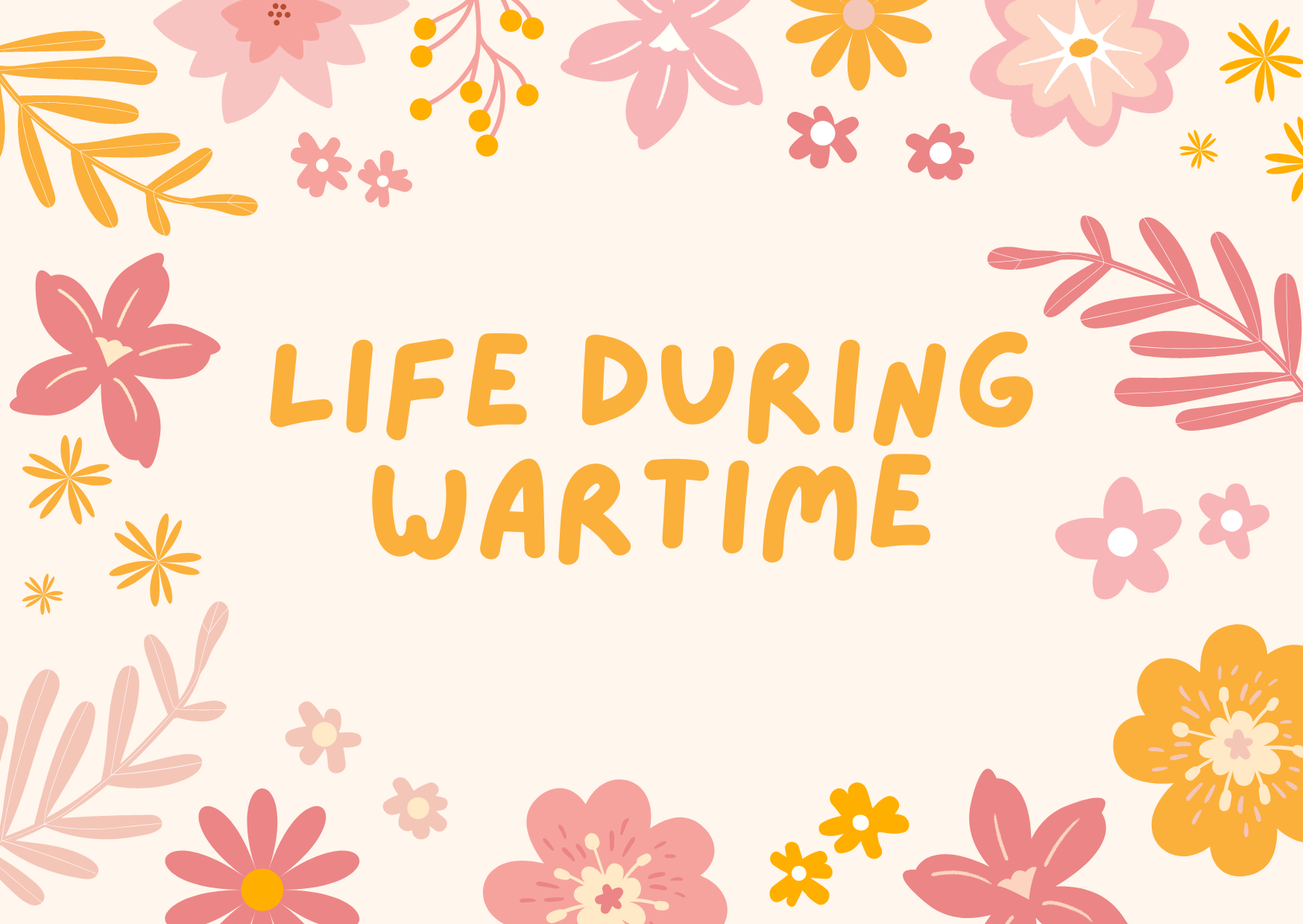 Life During Wartime #wedraaiendoor