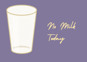 No Milk Today #wedraaiendoor