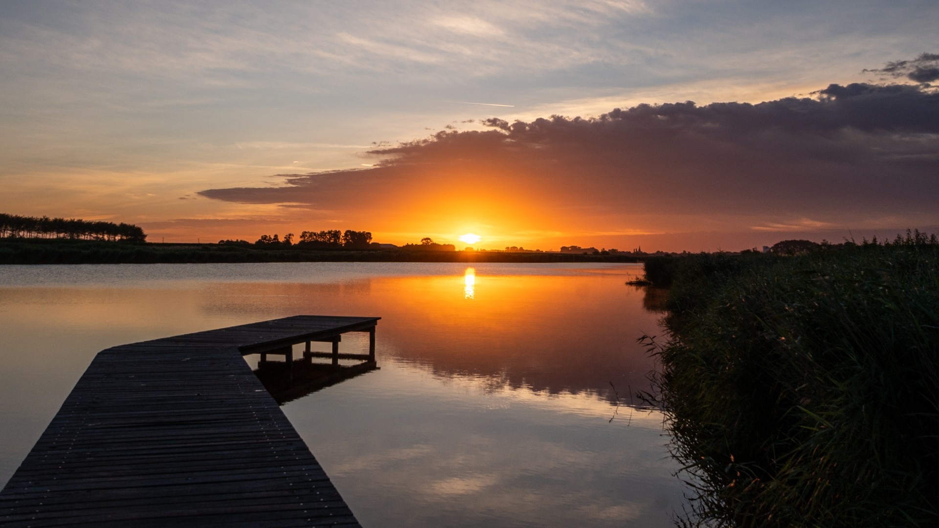Zonsopgang dag 1: Oostpolderkreek