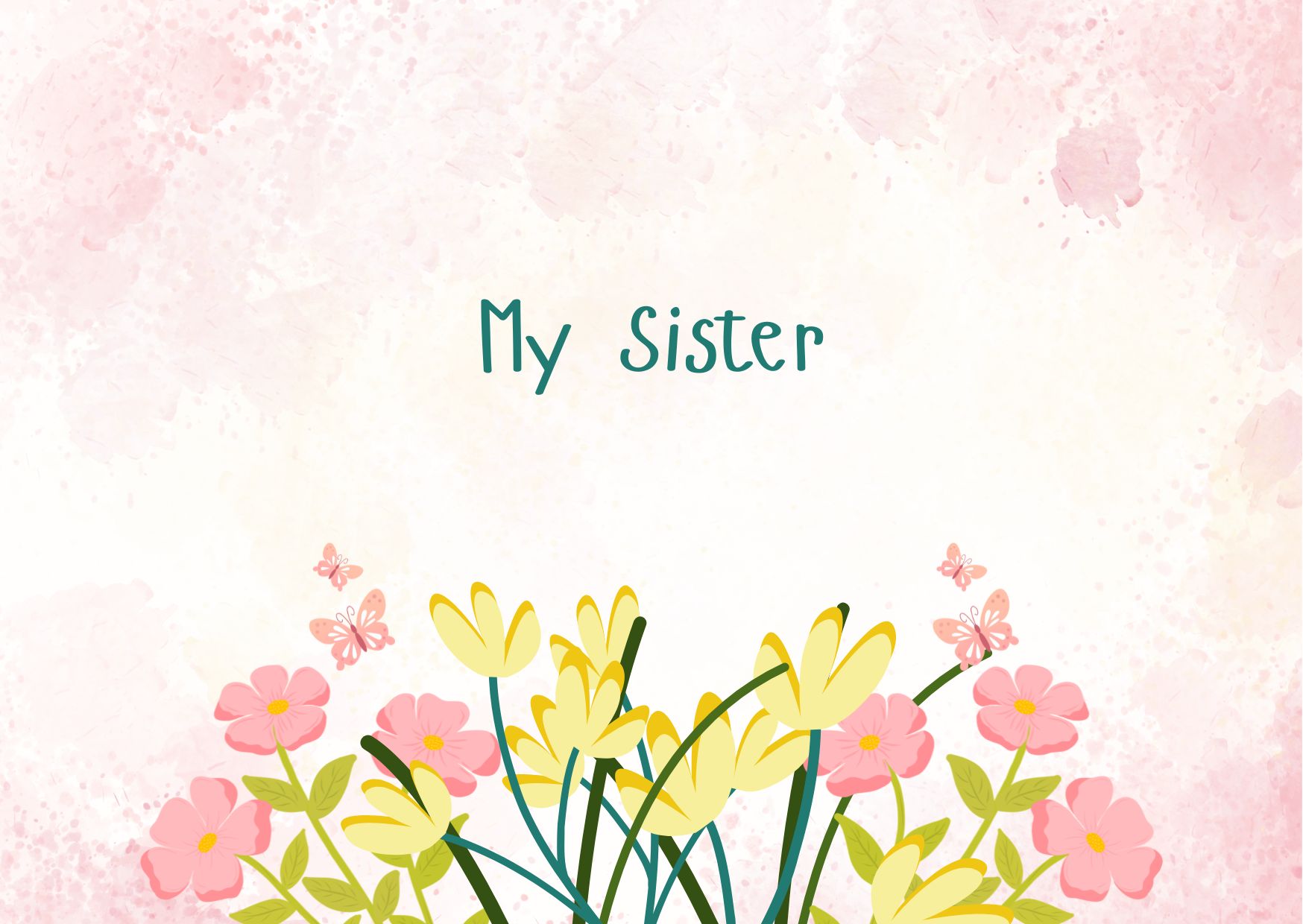 My Sister #wedraaiendoor